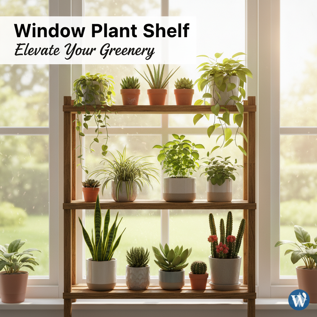 Window Plant Shelf