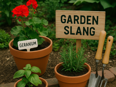 what is gardening slang